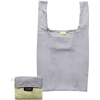 #エルコミューン 身辺雑貨 ローリエ ツートーン エコバッグ  Gray×Cream EBA-212