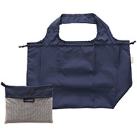 #エルコミューン 身辺雑貨 ローリエ ツートーン 保冷ショッピングバッグ  Navy×Beige EBA-309