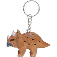 #エルコミューン 身辺雑貨 ウッドキーリング  Triceratops KC-30