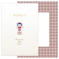 #エルコミューン カード ヒヨリ グリーティングカード  Kokeshi GC-166