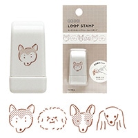 #エルコミューン 印章用品 デコループスタンプ  Doggy STP-009