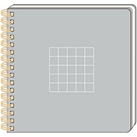 #エルコミューン ノート ルートノート  グレー RTN-004