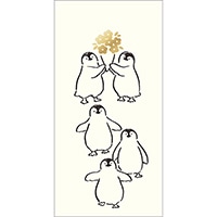 #エルコミューン 慶弔用品 マティータ長ぽち袋 3枚入 ペンギン MTT-009