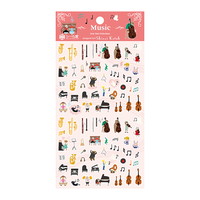 #シール堂 シール シートシール  Music ks-ss-10010