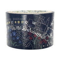 #シール堂 マスキングテープ 宮沢賢治幻燈館きらぴかマスキングテープ  銀河鉄道の夜2 ks-dt-50028