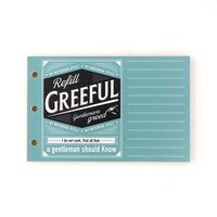 #Hmmm!?＆Greeful リフィル Greeful 横型リフィルB罫 110枚入り B罫 GR464097