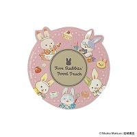#日本出版販売(国内販売のみ） シール ダイカットステッカー・いつつごうさぎ  ピンク IP466039
