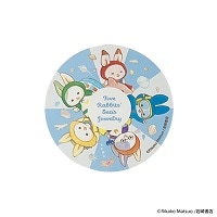 #日本出版販売(国内販売のみ） シール ダイカットステッカー・いつつごうさぎ  ブルー IP466046