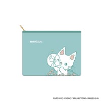 #日本出版販売(国内販売のみ） 身辺雑貨 eHONTOMO･フラットポーチ ノンタン  ほわほわほわわ IP466190