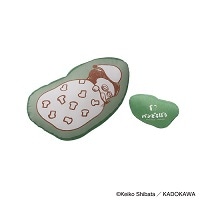 #komamono 生活雑貨 ダイカットクッション・パンどろぼう M グリーン IP466237