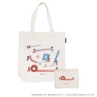 #Hmmm!?＆Greeful トートバッグ Old Resta×FURUKAWASHIKO BIG TOTE BAG わたしびよりこびと   OR466633