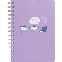 #ラボクリップ ノート トリオ水族館･ノート A6･7mm横罫･160P マンタ B26-TRNT-MA