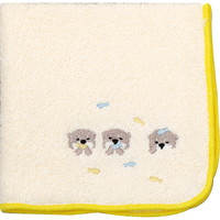 #ラボクリップ 身辺雑貨 トリオ水族館･タオルハンカチ  コツメカワウソ B26-TRTH-KK