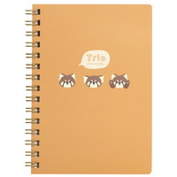 #ラボクリップ ノート トリオ･ノート A6･7mm･160page レッサーパンダ TRNT02-LP
