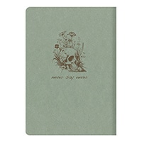 #クオバディス・ジャパン(国内販売のみ） ノート フライングスピリット糸綴じノート A5横罫 スカル cf107536b