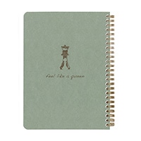 #クオバディス・ジャパン(国内販売のみ） ノート フライングスピリット3ポケット付ノート A5横罫 クイーン cf107566a