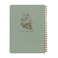 #クオバディス・ジャパン(国内販売のみ） ノート フライングスピリット3ポケット付ノート A5横罫 スカル cf107566b