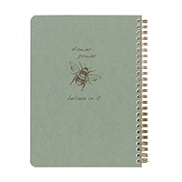 #クオバディス・ジャパン(国内販売のみ） ノート フライングスピリット3ポケット付ノート A5横罫 ハチ cf107566c