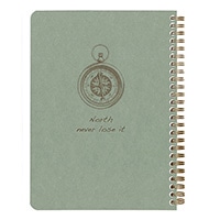 #クオバディス・ジャパン(国内販売のみ） ノート フライングスピリット3ポケット付ノート A5横罫 コンパス cf107566e