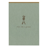 #クオバディス・ジャパン(国内販売のみ） メモ フライングスピリットメモパッド A5･横罫 クイーン cf107636a