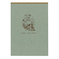 #クオバディス・ジャパン(国内販売のみ） メモ フライングスピリットメモパッド A5･横罫 スカル cf107636b