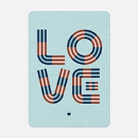 #クオバディス・ジャパン(国内販売のみ） カード グリーティンクカードLOVENEVADA A6 ｍ ptcara6s-019-ti