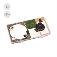 #ビージーエム メモ帳 メモパッドセット 8design･280Sheet 喫茶アラモード2 BE-B005
