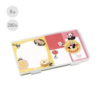 #ビージーエム メモ帳 メモパッドセット 8design･280Sheet パンダ日和 BE-B007
