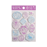 #ビージーエム 印章用品 クリアスタンプ  乙女ブローチ BT-CS077