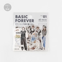 #ビージーエム コーディネートシール 今日の私・ベーシック パッケージサイズ100×110 今日の私・ベーシック BS-CS017