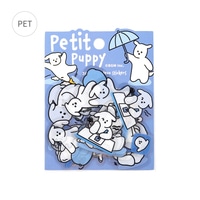 #ビージーエム クリアシール パピープティ・ブルー 10designs x 3 30枚入り パピープティ・ブルー BS-PF036
