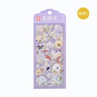 #ビージーエム クリアシール IRIDE・花咲く 3シート入り IRIDE・花咲く BS-RS001