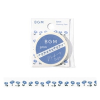 #ビージーエム マスキングテープ マスキングテープ・ライフ 5mm×7m 小さな青い花 BM-LS065