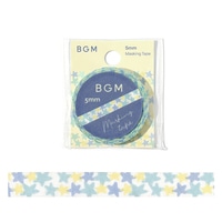 #ビージーエム マスキングテープ マスキングテープ・ライフ 5mm×7m 星夢 BM-LS069