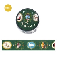#ビージーエム マスキングテープ マスキングテープ　クリスマス限定 20ｍｍ×5m ブローチ BM-SPLM062
