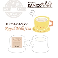 #紙季彩々 Caf? kamico Ⅱ. 付箋 ロイヤルミルクティ 30枚綴り イエロー PD-CKT005