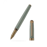 #インターアクト ローラーボールペン ＬＡＢＡＮアンティークＩＩローラーボールペン 0.6mm グレー・ゴールド PR-9191-11GYATG