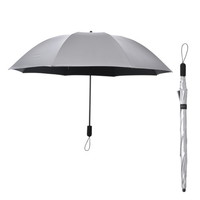 #アンベル 晴雨兼用長傘 KALCT HEATBLOCK Aluminum Silver 親骨サイズ58cm MetallicAsh A1571