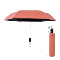 #アンベル 晴雨兼用折りたたみ傘 TOUGHNESS 秒速プリーツ  親骨サイズ55cm Sunset A1103