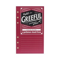 #Greeful リフィル Greeful リフィルＳ Ａ罫７ｍｍ 80枚入り Ａ罫 GR642130