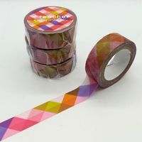 #+teacherマスキングテープ 整えて貼れるマスキングテープ PLAYFUL PLAYFUL MST-02