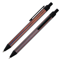 #インターアクト ゲルインク ボールペン IWI　フュージョン　カラーウッド　ブラック　ゲルインクペン  マルチカラー 7S135-CB-BP