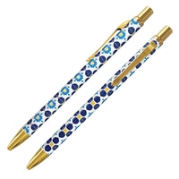 #インターアクト ボールペン IWIレトロ･ゲルインクボールペン･オールド台湾タイル 0.5mm サファイアの祝福 3H921-TILES NL