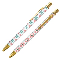 #インターアクト ボールペン IWIレトロ･ゲルインクボールペン･オールド台湾タイル 0.5mm 幸運のクローバー 3H921-TILES LC