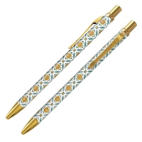 #インターアクト ボールペン IWIレトロ･ゲルインクボールペン･オールド台湾タイル 0.5mm 黄色いハイビスカス 3H921-TILES MH