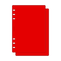 ※店舗販売のみ_【デザインフィルノックス】 リフィル<A5>リフター2枚　レッド 524-705