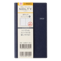 #日本能率協会 NOLTY 手帳 2025年 4月始まり ウィークリー ポケットカジュアル 1 ネイビー 9055