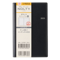 #日本能率協会 NOLTY 手帳 2025年 4月始まり ウィークリー ポケットカジュアル 4 ブラック 9056