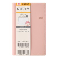 #日本能率協会 NOLTY 手帳 2025年 4月始まり ウィークリー ポケットカジュアル 4 ピンク 9057