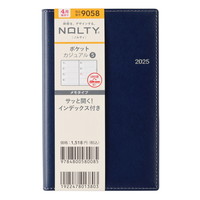 #日本能率協会 NOLTY 手帳 2025年 4月始まり ウィークリー ポケットカジュアル 5 ネイビー 9058